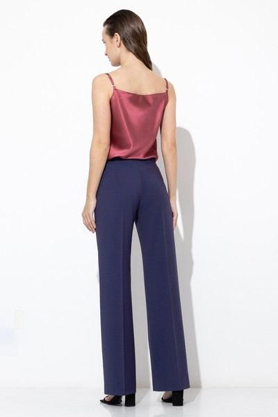 Брюки VASSA&Co, пол женский, цвет фиолетовый, фото №3