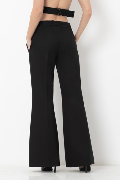 Trousers VASSA&Co, пол female, цвет black, фото №5