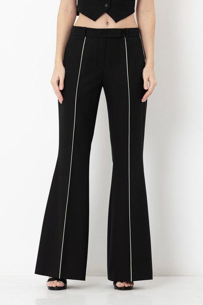 Trousers VASSA&Co, пол female, цвет black, фото №4