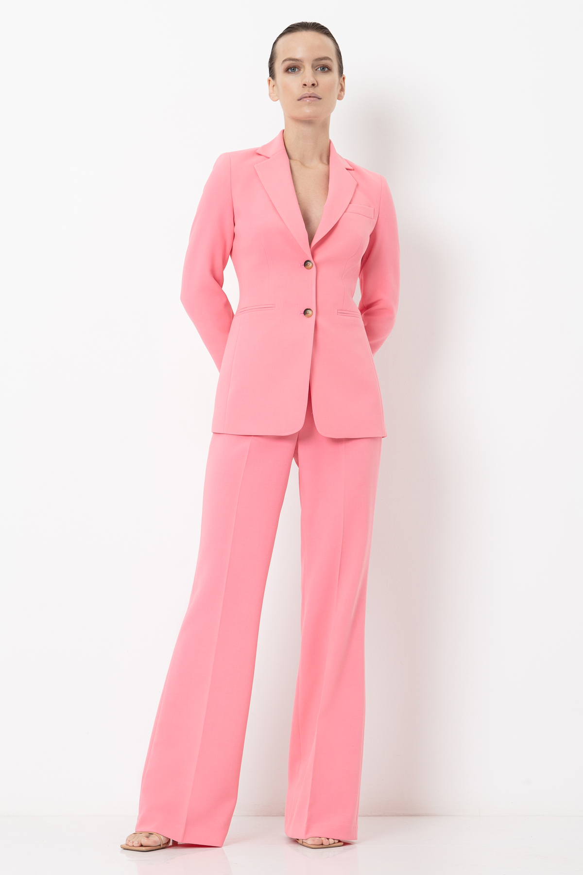 Брюки VASSA&Co, пол женский, цвет розовый, фото №2