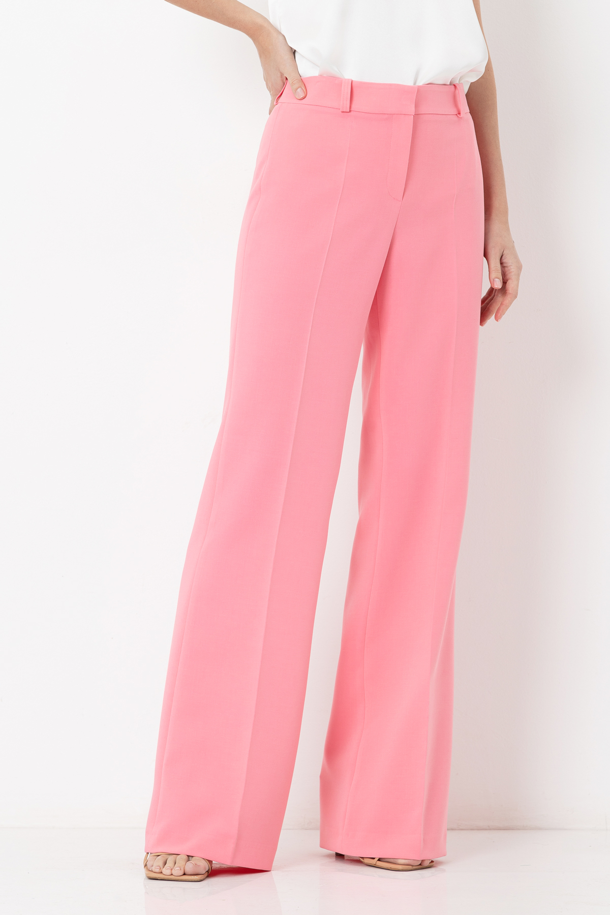 Брюки VASSA&Co, пол женский, цвет розовый, фото №5