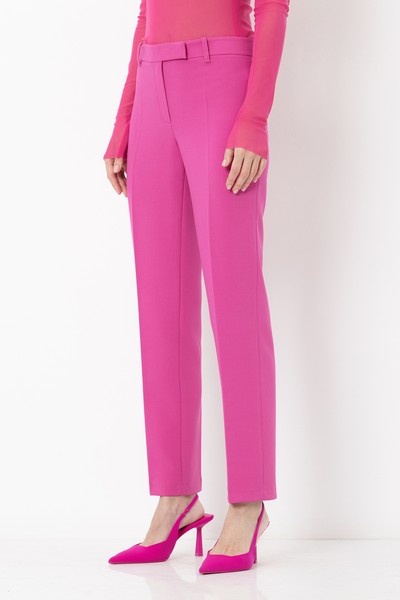 Зауженные брюки VASSA&Co, пол женский, цвет розовый, фото №4