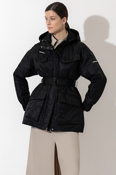 Jacket VASSA CODE, пол female, цвет black, фото №2