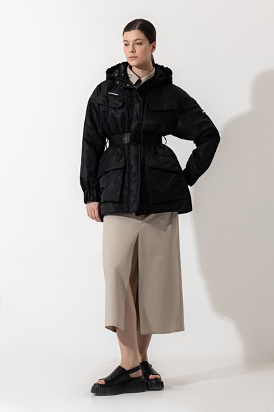 Jacket VASSA CODE, пол female, цвет black, фото №3