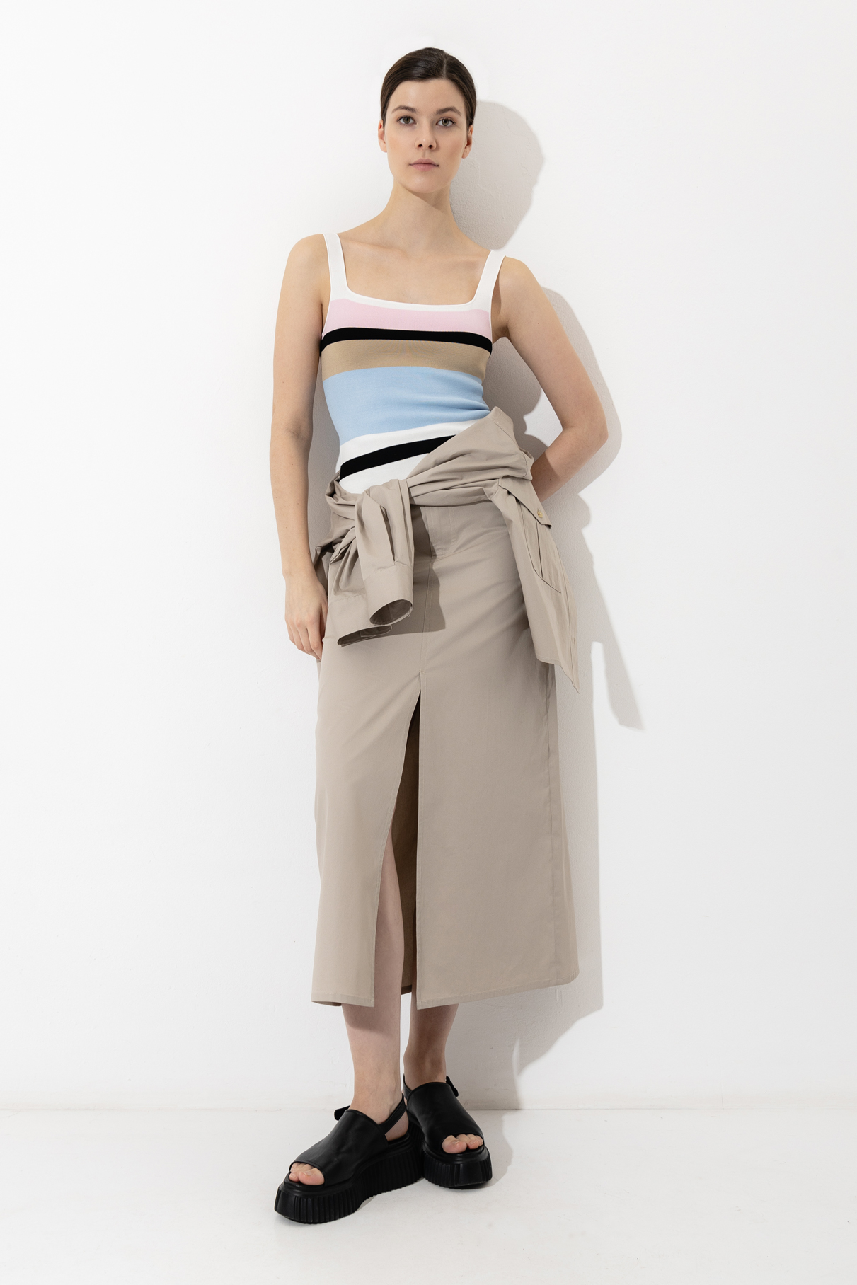 Sweater VASSA CODE, пол female, цвет milky color, фото №4