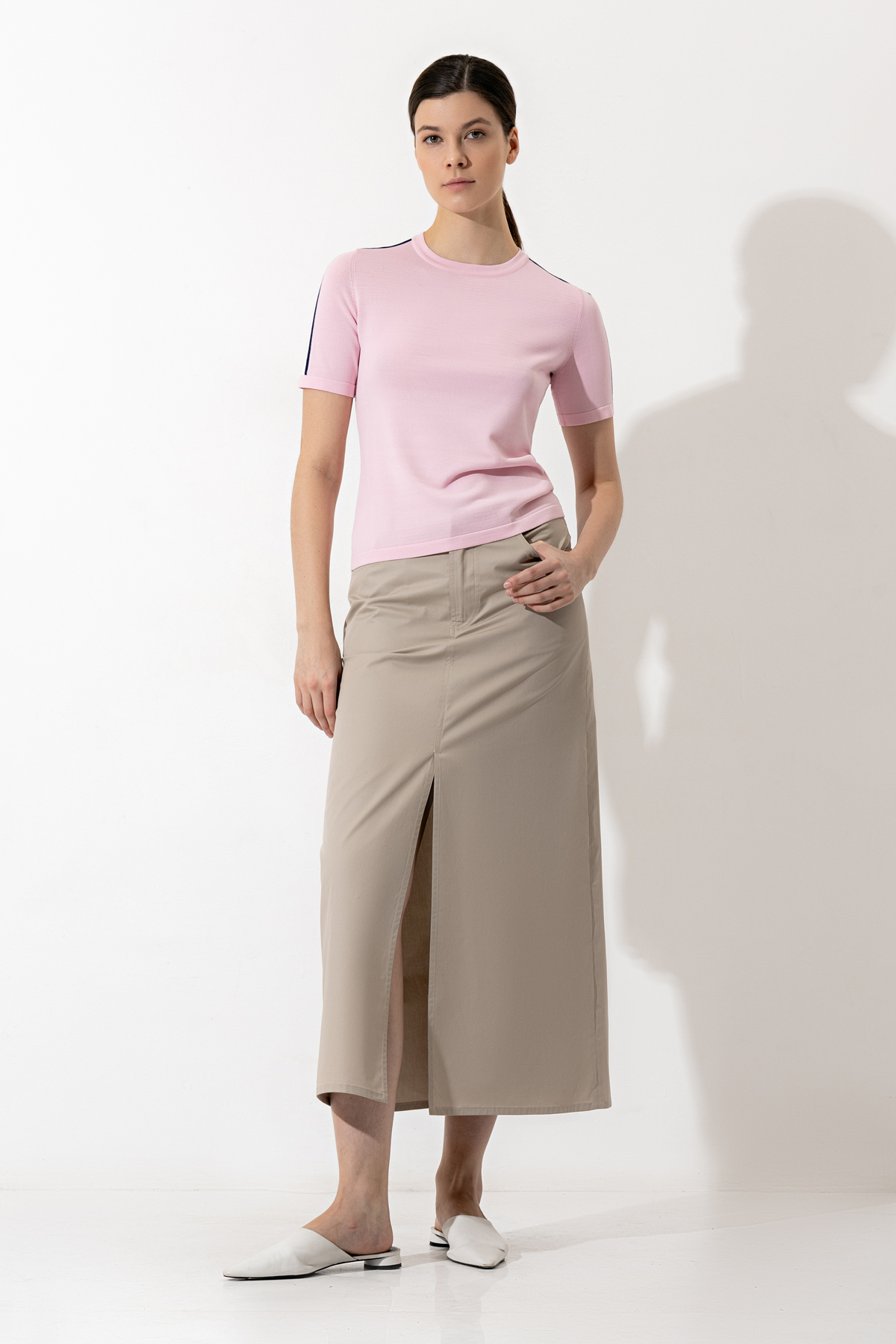 Sweater VASSA CODE, пол female, цвет pink, фото №4