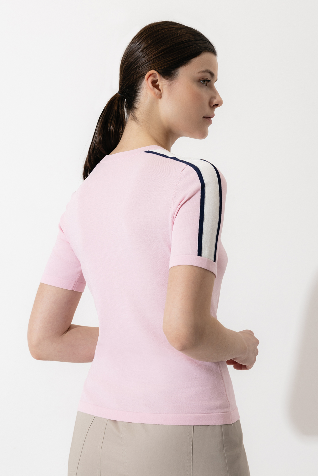 Sweater VASSA CODE, пол female, цвет pink, фото №6