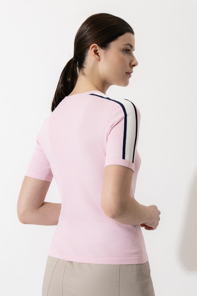 Sweater VASSA CODE, пол female, цвет pink, фото №6