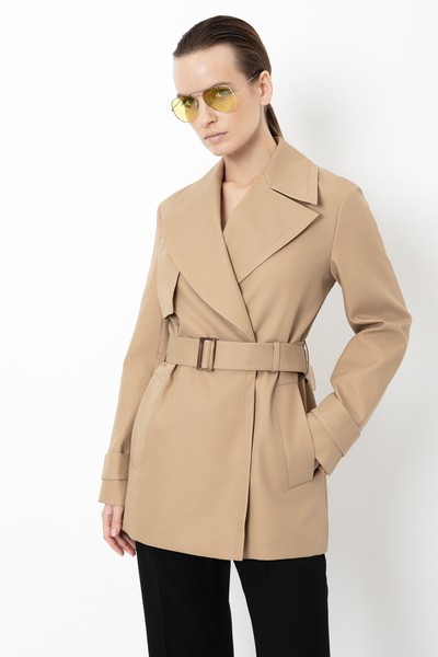 Trench coat VASSA&Co, пол female, цвет бежевый, фото №5