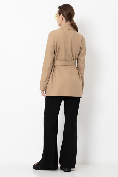 Trench coat VASSA&Co, пол female, цвет бежевый, фото №4