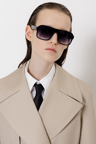 Укороченный тренч VASSA&Co, пол женский, цвет бежевый, фото №4