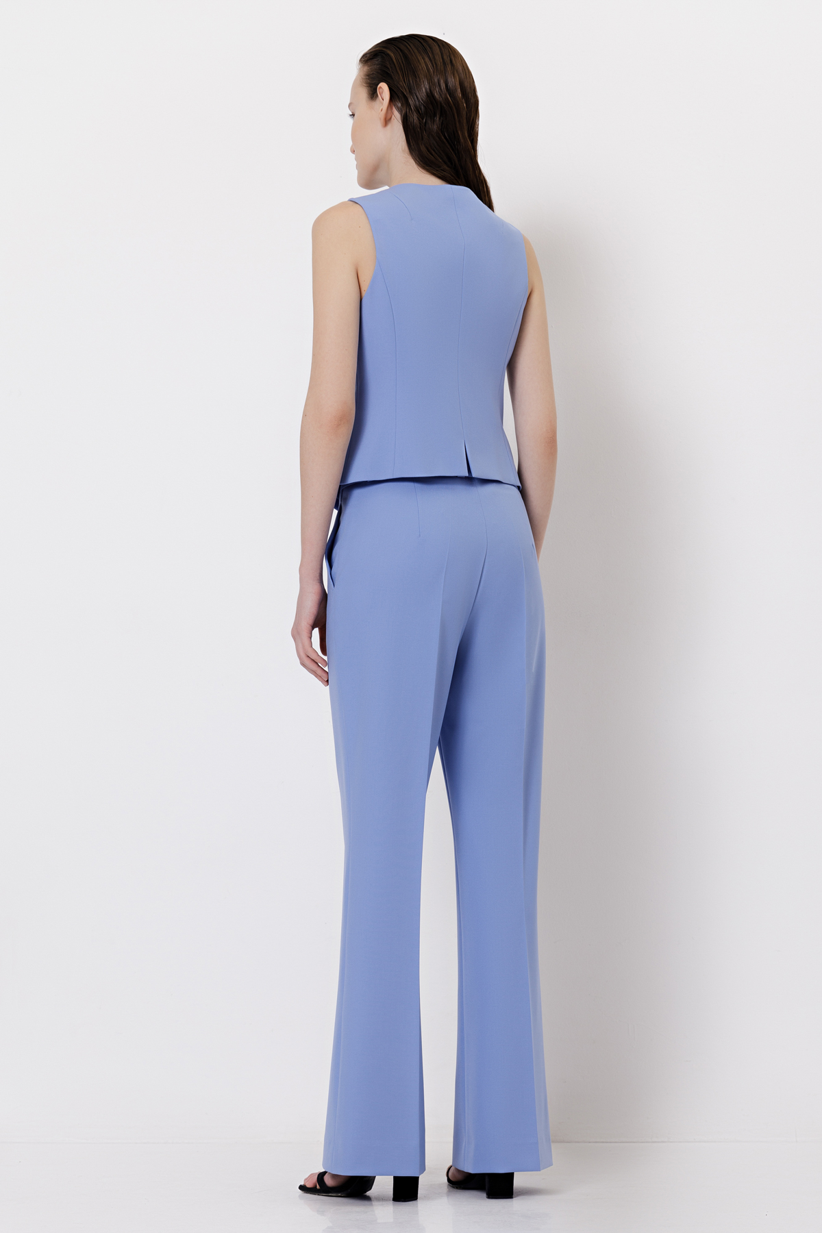 Брюки со стрелками VASSA&Co, пол женский, цвет фиолетовый, фото №5