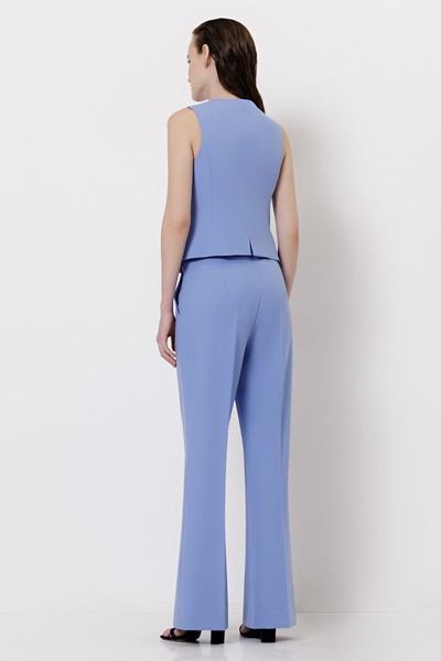 Брюки со стрелками VASSA&Co, пол женский, цвет фиолетовый, фото №5