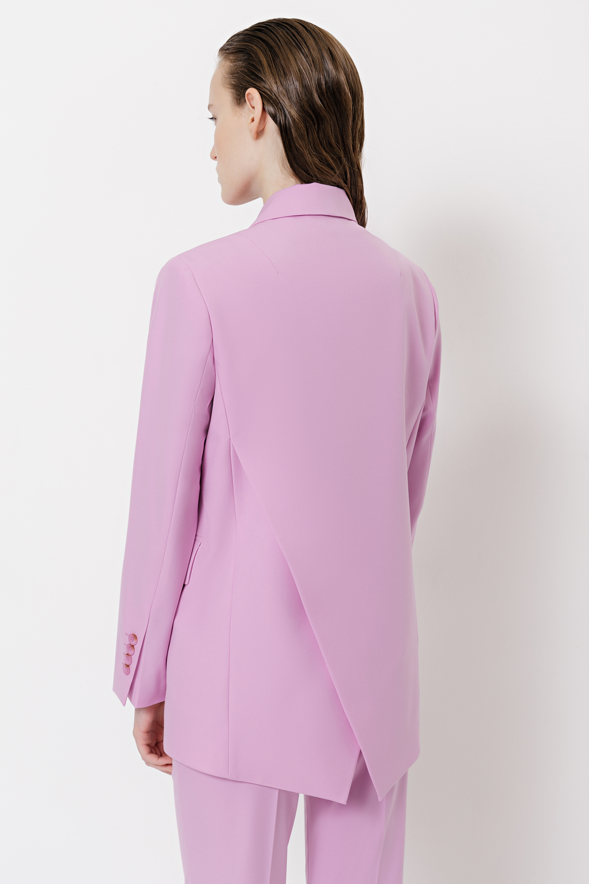 Жакет VASSA&Co, пол женский, цвет фиолетовый, фото №5