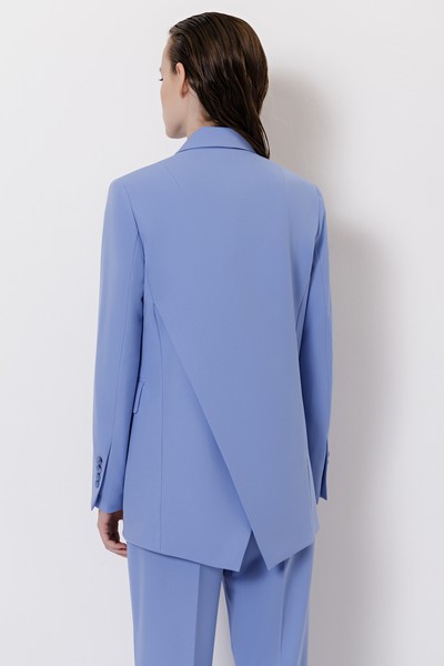 Жакет с разрезом на спине VASSA&Co, пол женский, цвет фиолетовый, фото №5