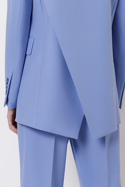 Жакет с разрезом на спине VASSA&Co, пол женский, цвет фиолетовый, фото №4