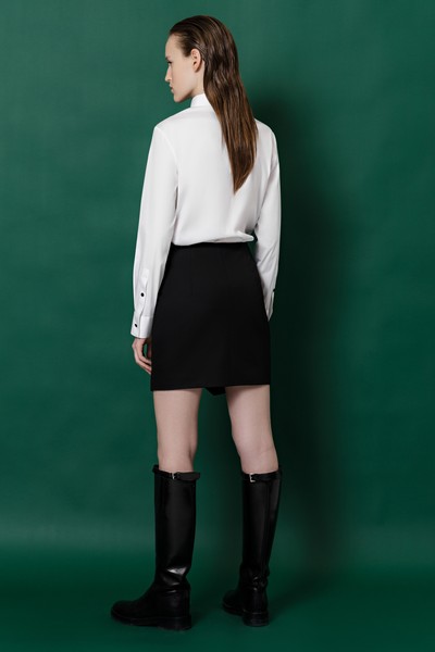 Юбка VASSA&Co, пол женский, цвет черный, фото №5