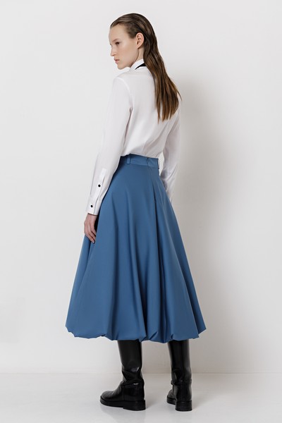 Юбка-баллон VASSA&Co, пол женский, цвет голубой, фото №4