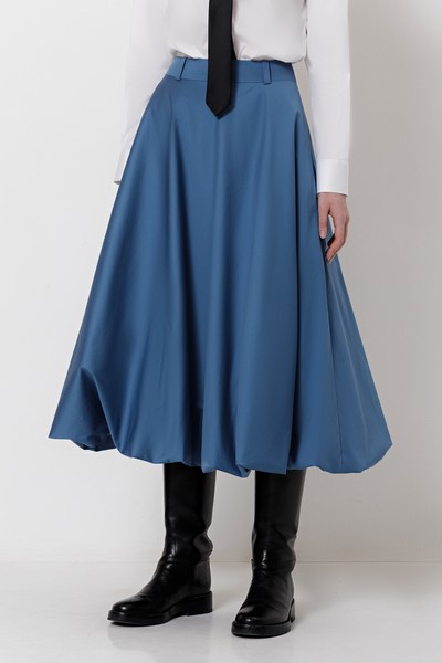 Юбка-баллон VASSA&Co, пол женский, цвет голубой, фото №2