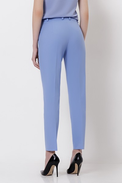 Зауженные брюки со стрелками VASSA&Co, пол женский, цвет фиолетовый, фото №4