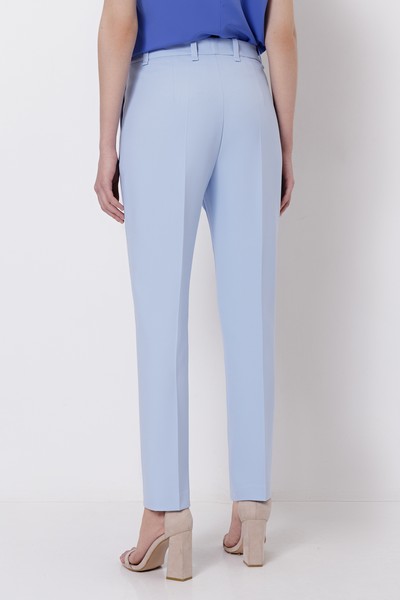 Брюки VASSA&Co, пол женский, цвет синий, фото №4