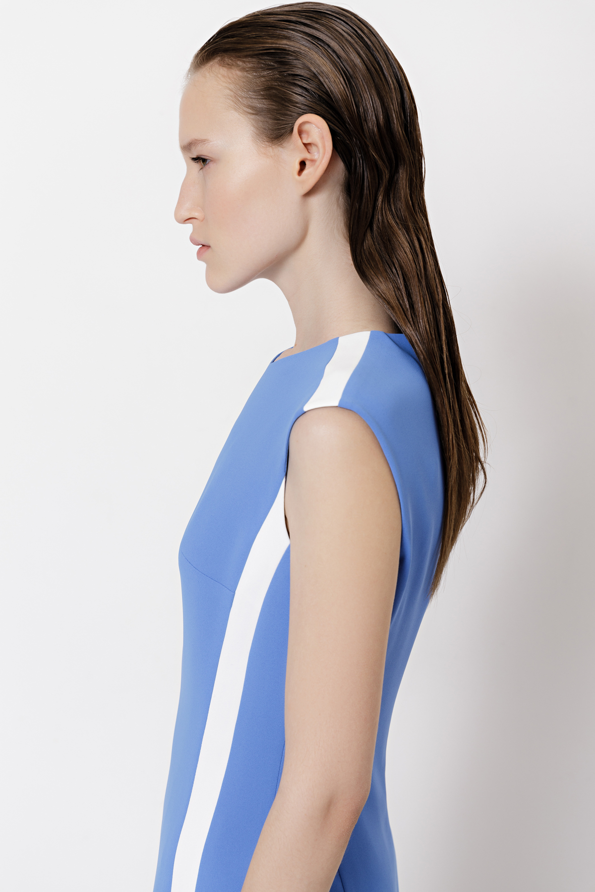 Dress VASSA&Co, пол female, цвет голубой, фото №3