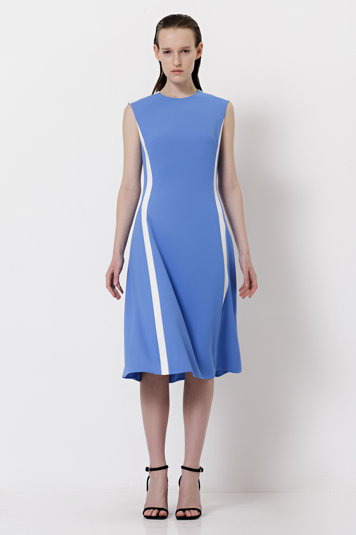 Dress VASSA&Co, пол female, цвет голубой, фото №2