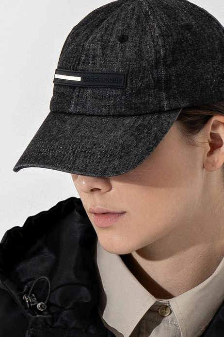 Кепка из хлопка VASSA CODE, пол female, цвет black, фото №2