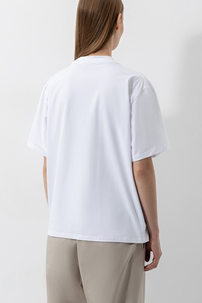 Футболка с принтом VASSA CODE, пол женский, цвет белый, фото №4