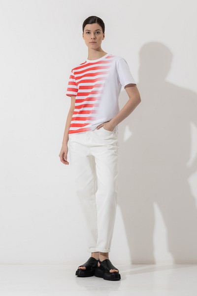 T-shirt VASSA CODE, пол female, цвет white, фото №3