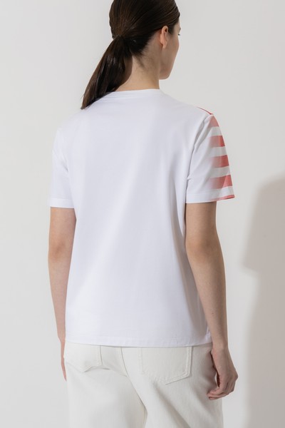 T-shirt VASSA CODE, пол female, цвет white, фото №5