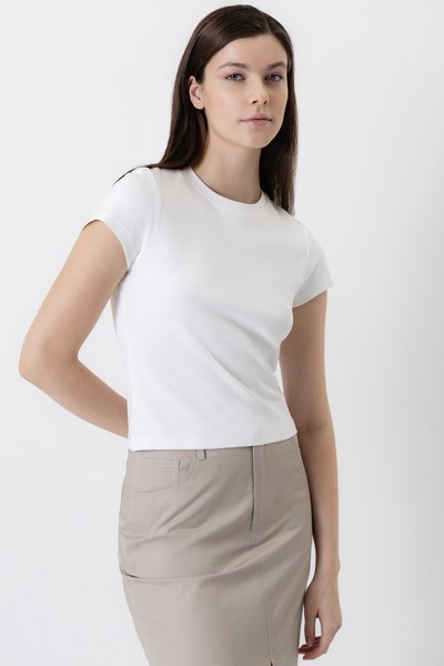 Базовая футболка VASSA CODE, пол женский, цвет белый, фото №2