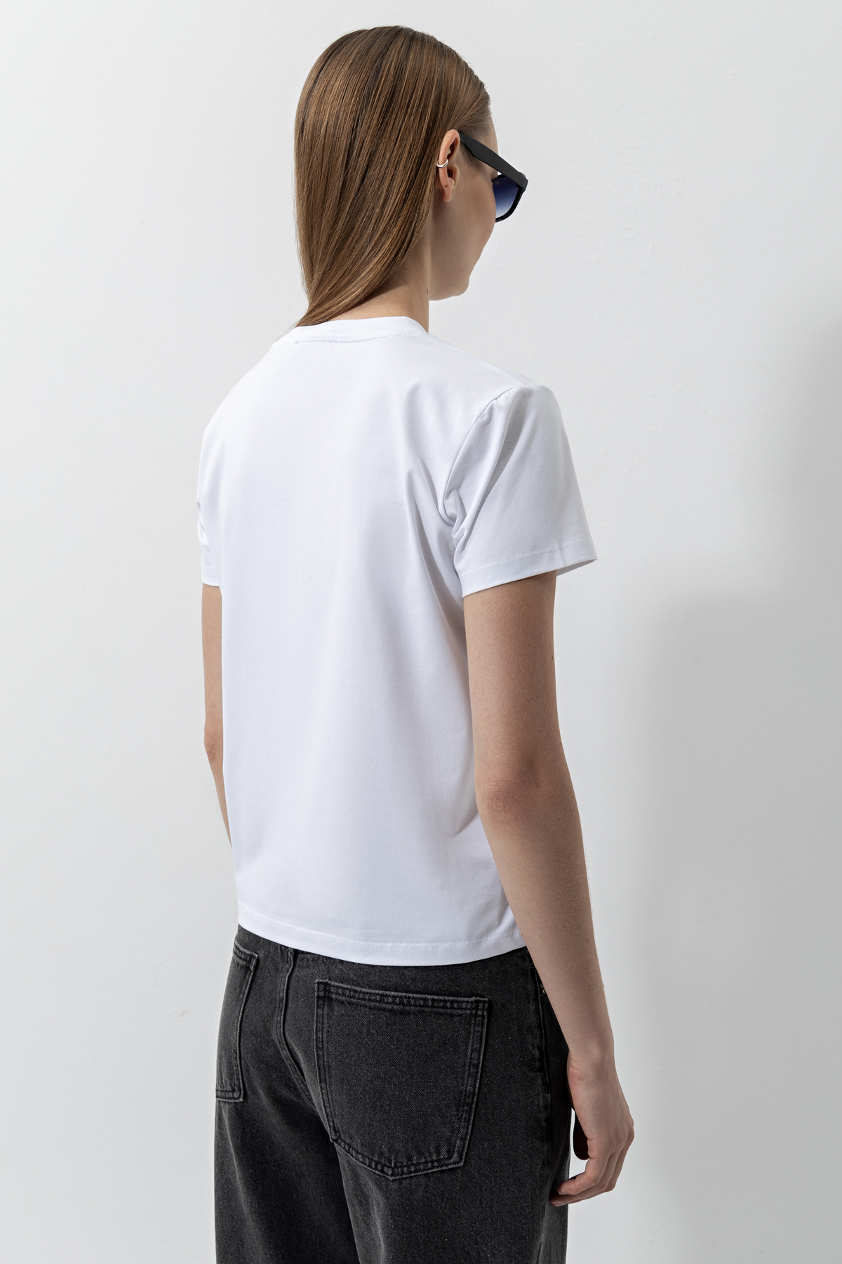 Футболка с принтом VASSA CODE, пол женский, цвет белый, фото №5