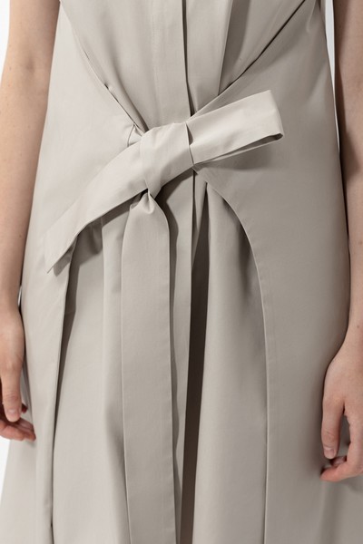 Платье из хлопка VASSA CODE, пол женский, цвет коричневый, фото №4