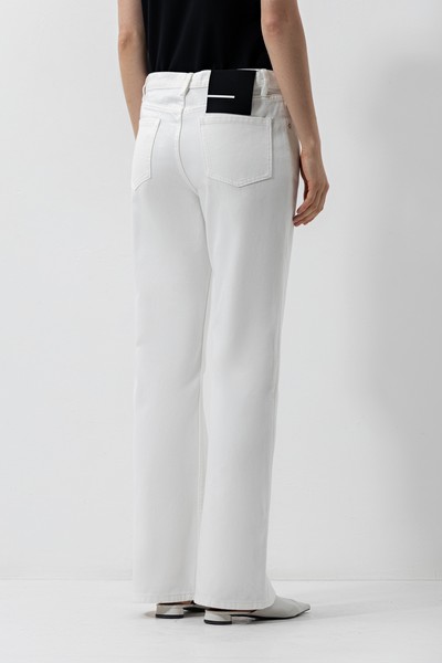 Jeans VASSA CODE, пол female, цвет white, фото №3