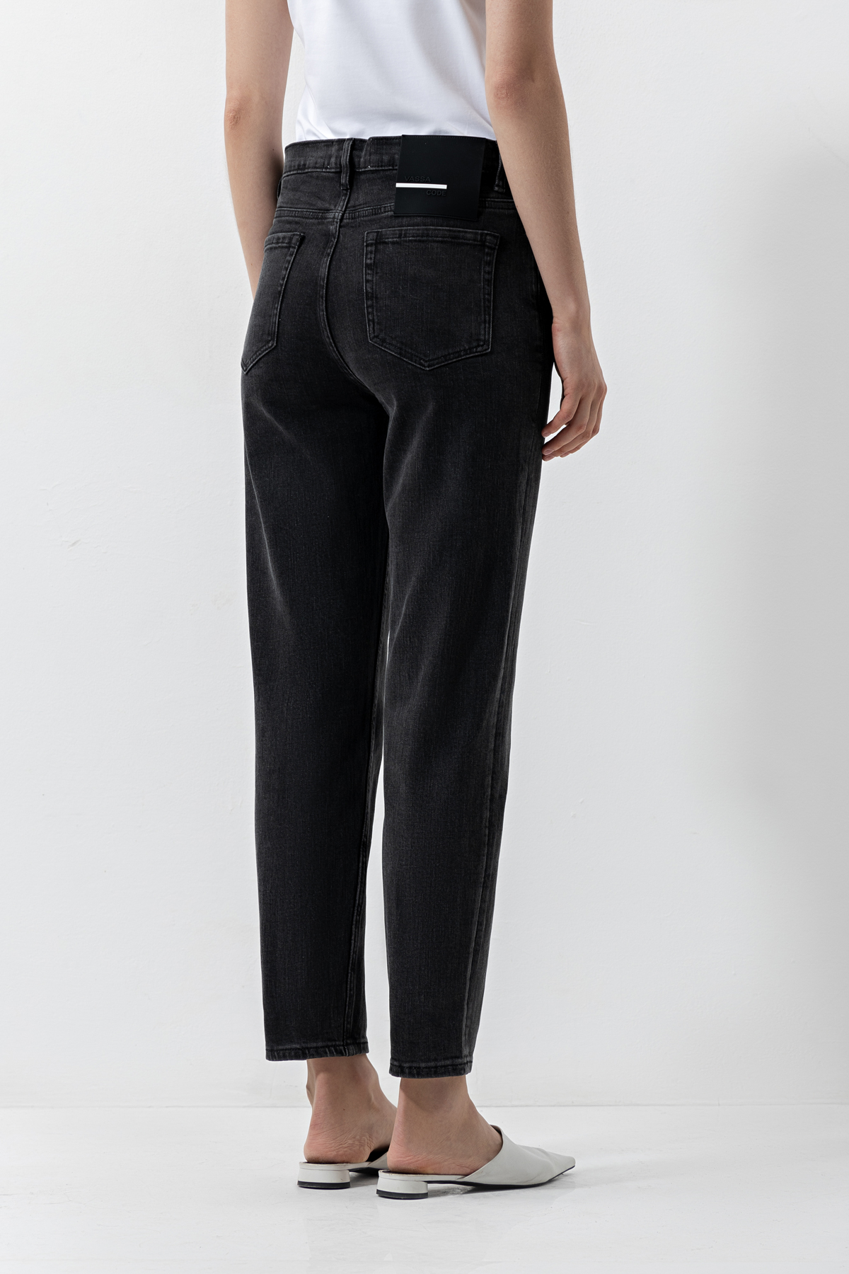 Джинсы Luxembourg Mid Rise VASSA CODE, пол женский, цвет серый, фото №3