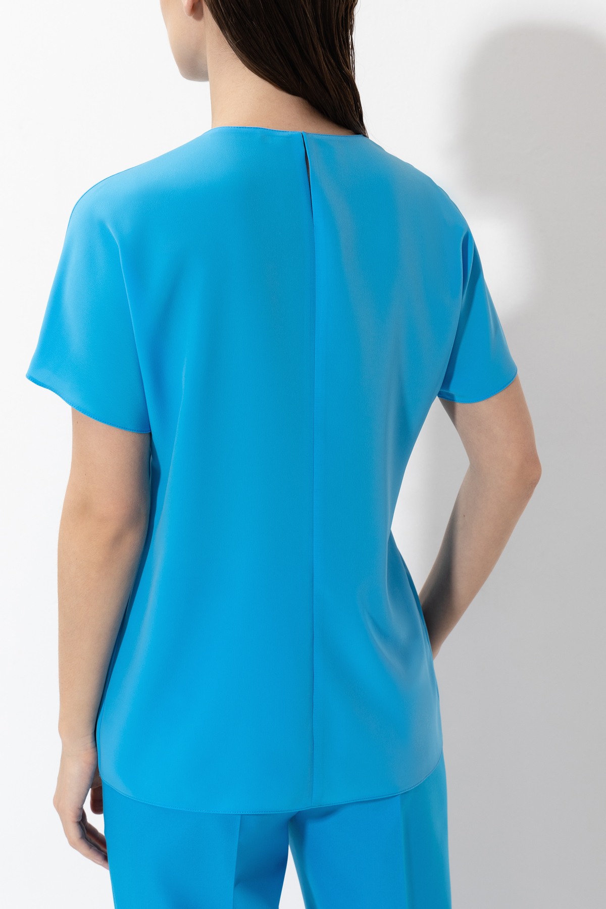 Blouse VASSA&Co, пол female, цвет голубой, фото №4