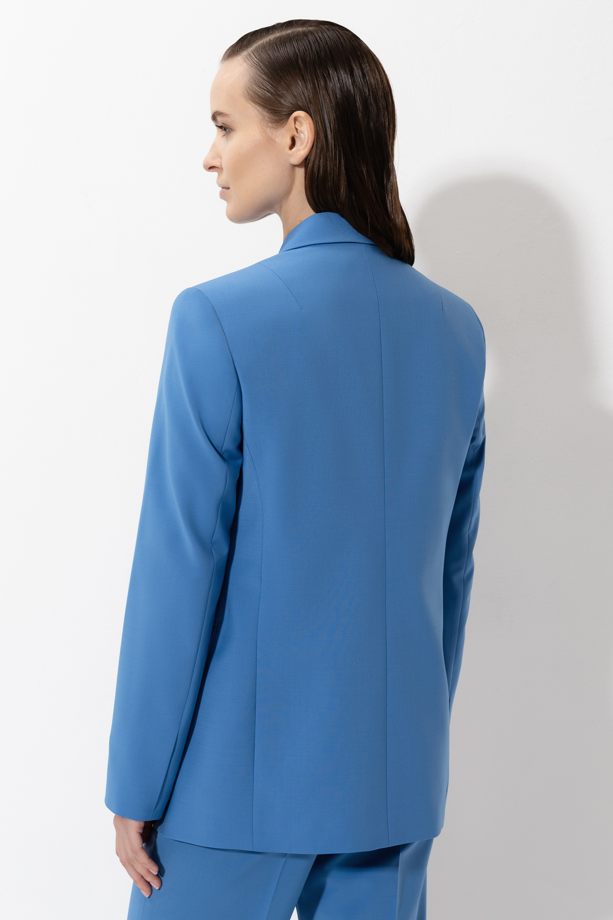 Жакет свободного кроя VASSA&Co, пол женский, цвет синий, фото №2