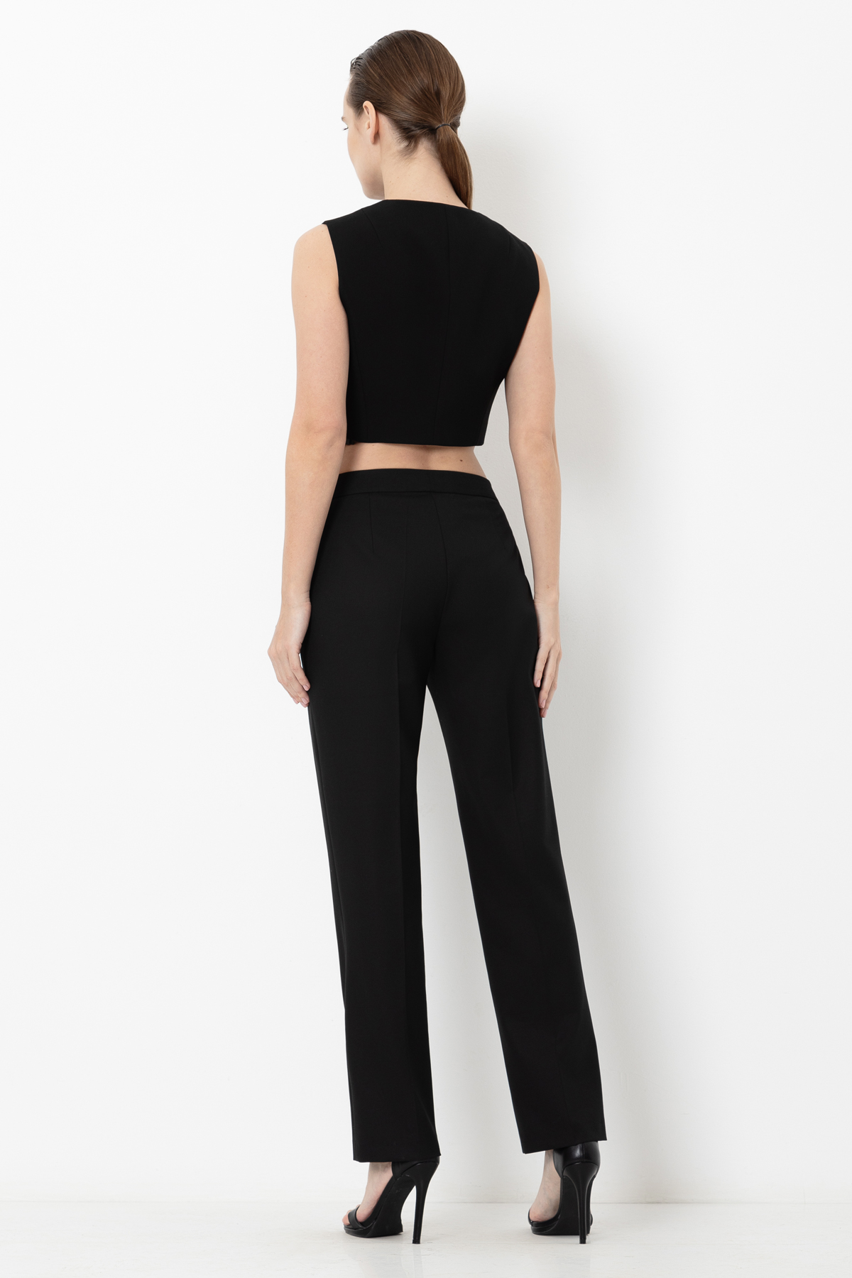 Trousers VASSA&Co, пол female, цвет black, фото №5