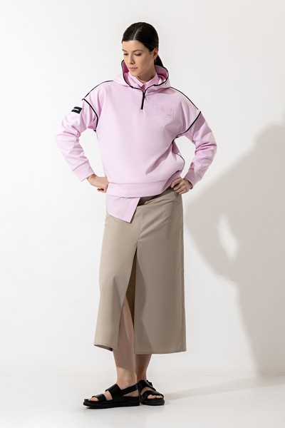 Sweatshirt VASSA CODE, пол female, цвет pink, фото №4