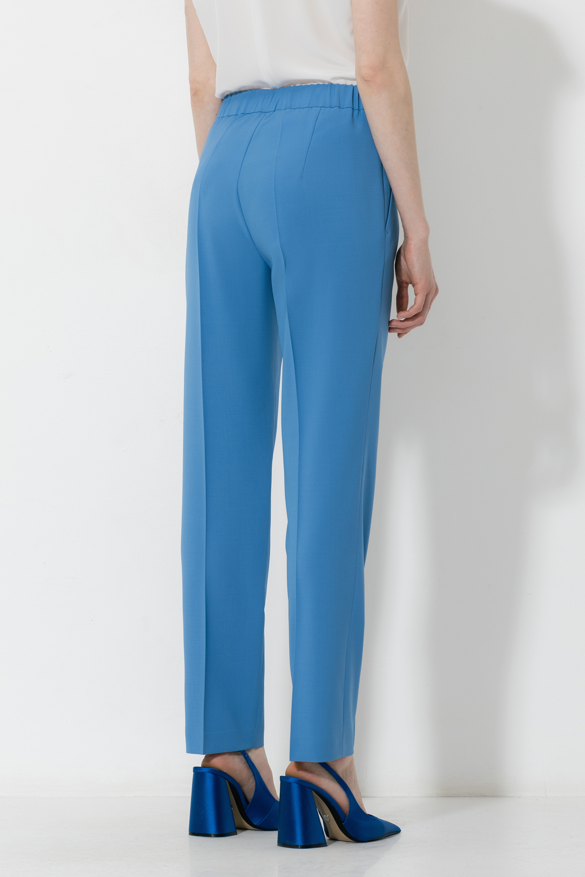 Брюки VASSA&Co, пол женский, цвет синий, фото №2