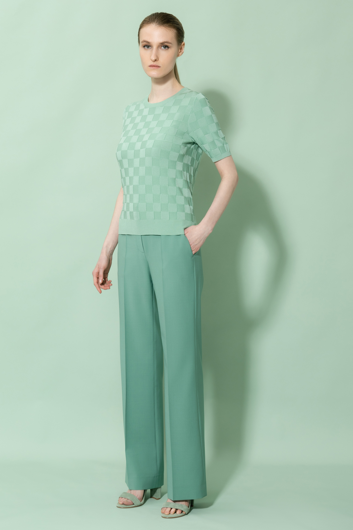 Sweater , пол female, цвет голубой, фото №2