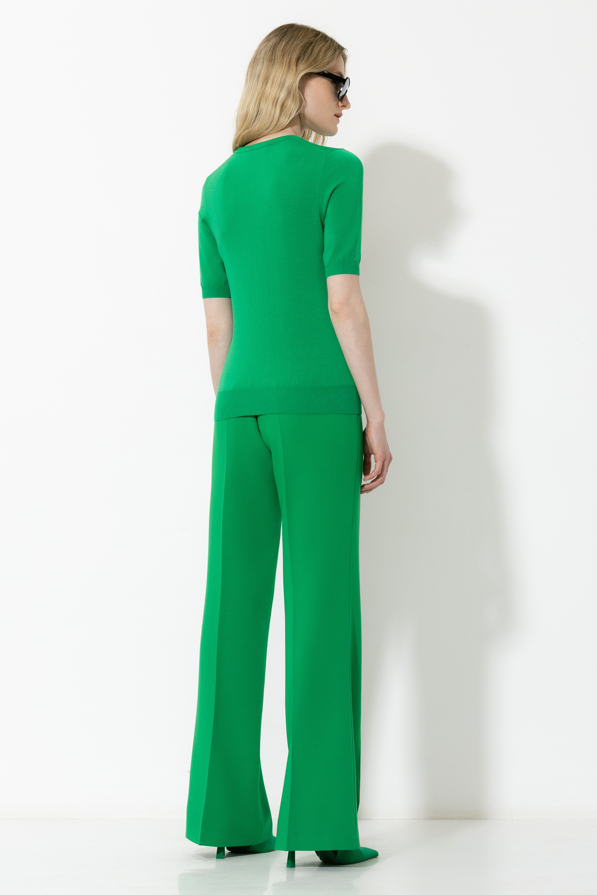 Джемпер , пол женский, цвет зеленый, фото №3