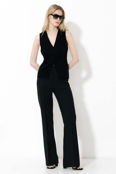 Жилет VASSA&Co, пол женский, цвет черный, фото №3