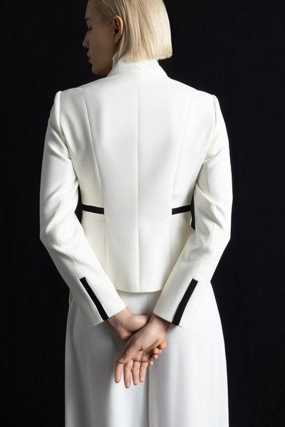 Жакет VASSA&Co, пол женский, цвет белый, фото №2