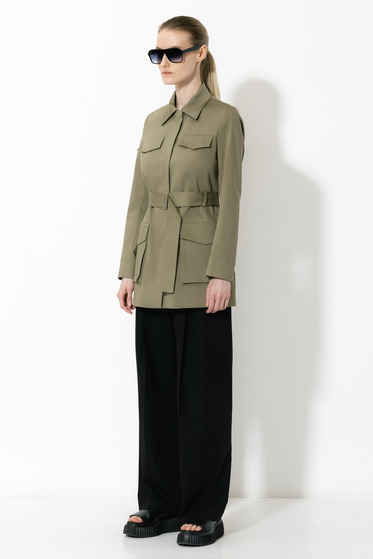 Jacket VASSA&Co, пол female, цвет green, фото №5