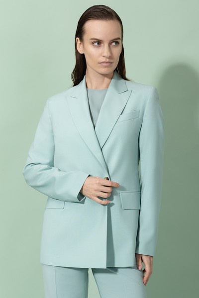 Jacket VASSA&Co, пол female, цвет голубой, фото №2