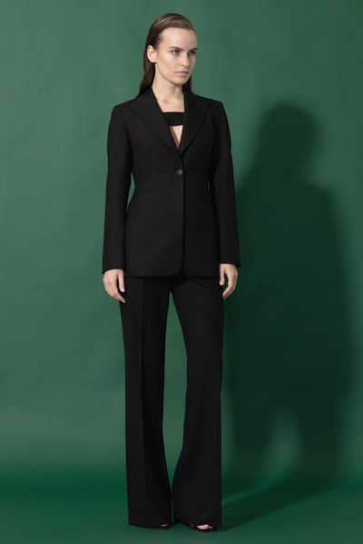Дизайнерский жакет VASSA&Co, пол женский, цвет черный, фото №3