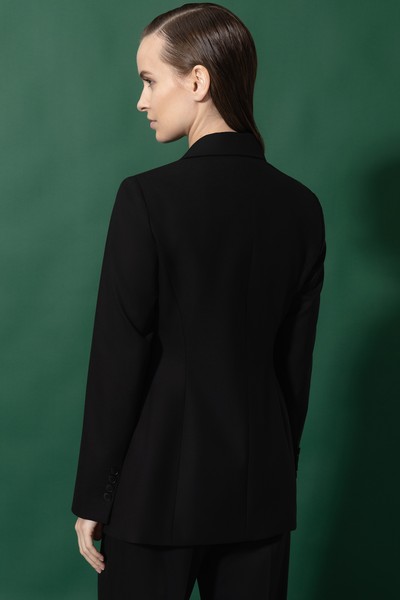 Дизайнерский жакет VASSA&Co, пол женский, цвет черный, фото №6