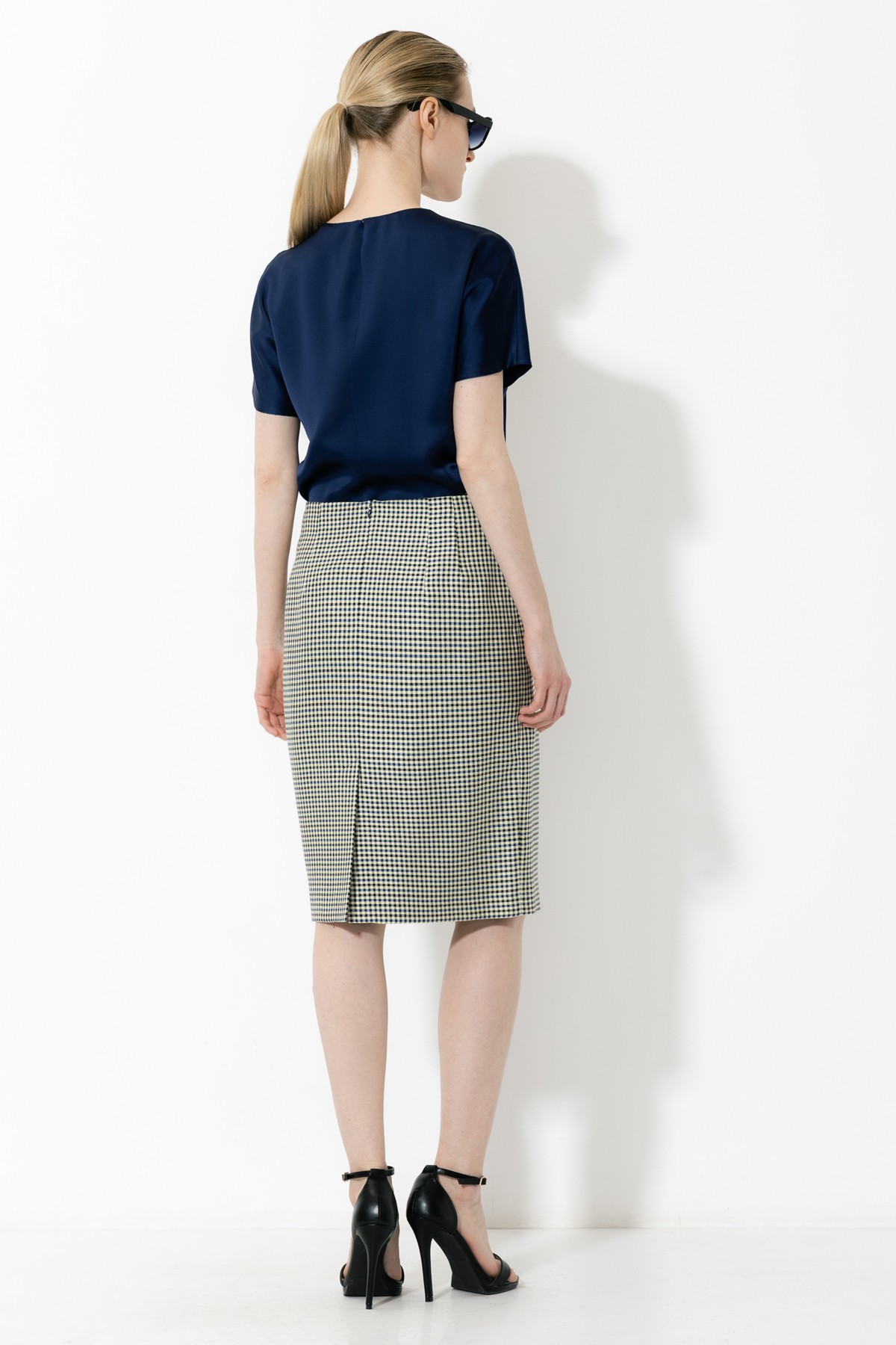 Юбка VASSA&Co, пол женский, цвет молочный, фото №4